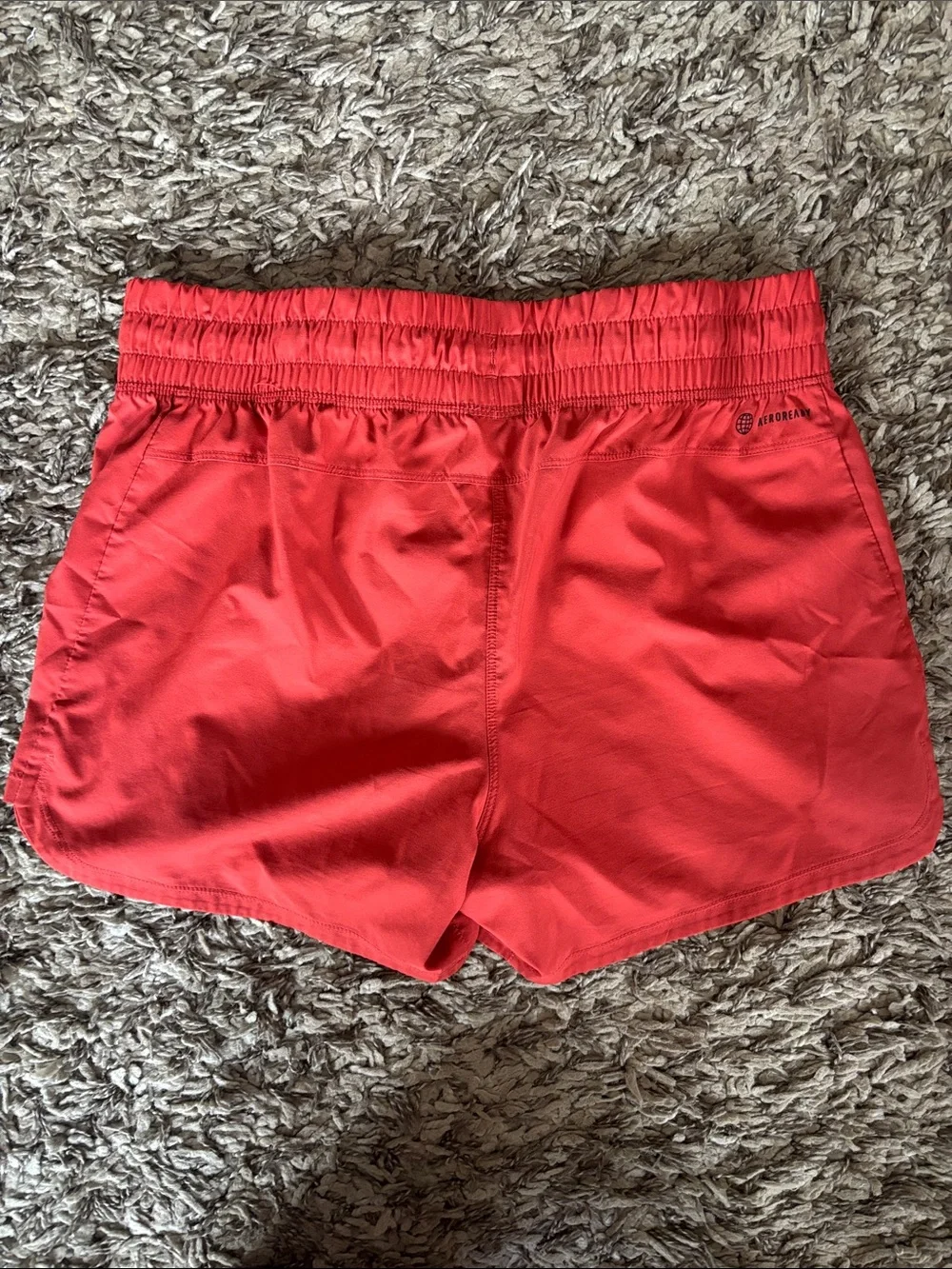 adidas Women’s Terracotta Red Performance Aeroready Running Shorts